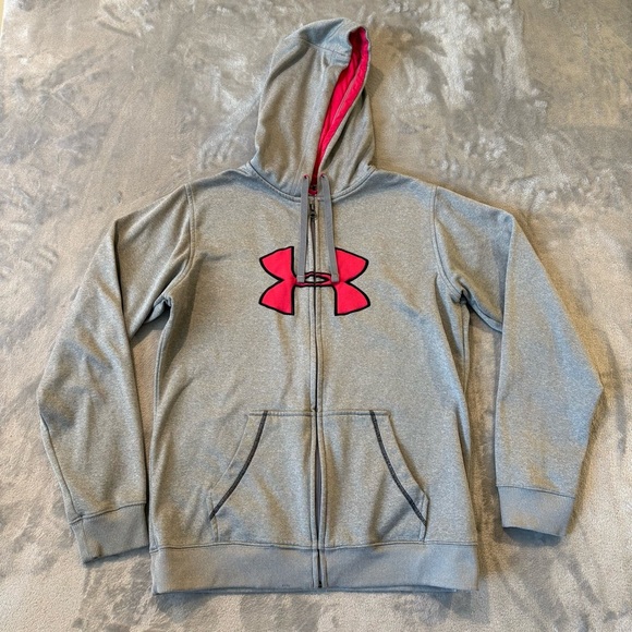 Under Armour Hoodie Zip-Up Jacket Wmn’s Sz M - Picture 1 of 7